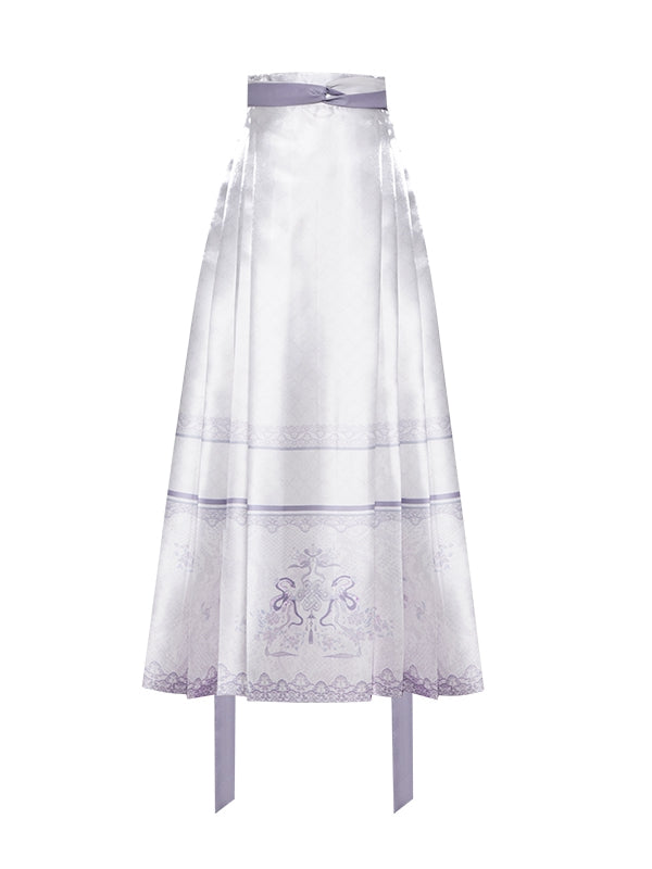 Skirt Horse-face Snake Light Han Purple Print Lolita Begonia and
