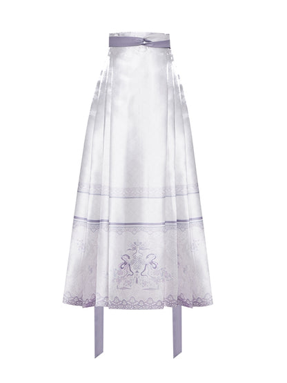 Skirt Horse-face Snake Light Han Purple Print Lolita Begonia and