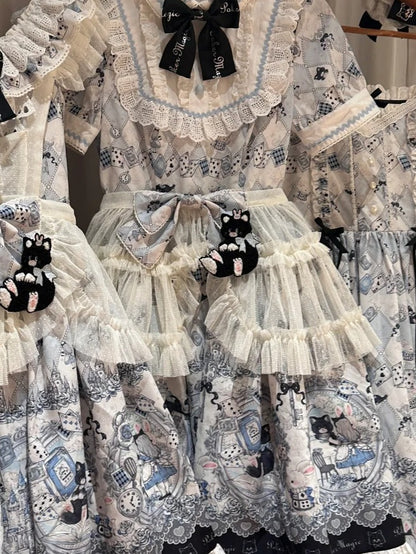 チュールエプロン クリーミー