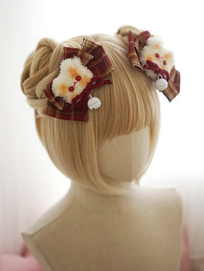 Perruque courte et lisse blonde claire avec frange