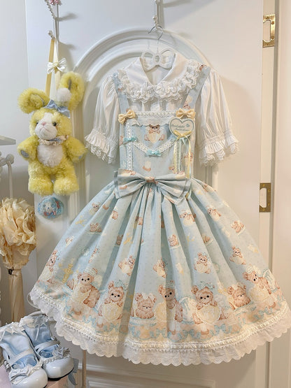 Mint Green Teddy Sweet Lolita Dress