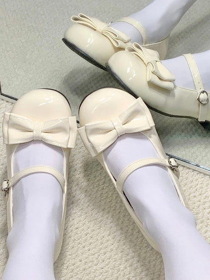 Lolita Mary Janes mit mittlerem Absatz Tea Sweet – Partyschuhe Gelb