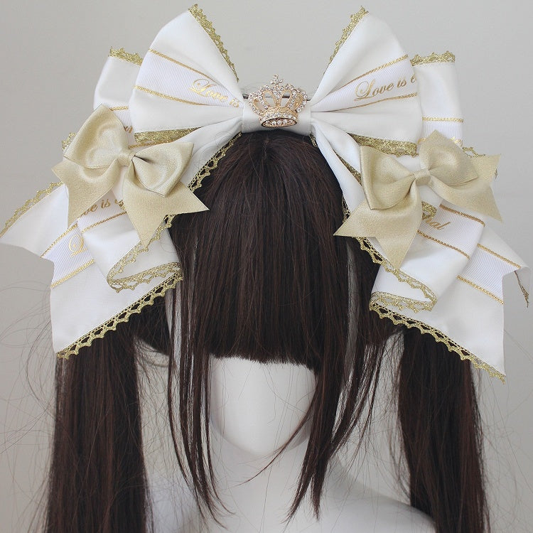 Nœud papillon décoré de couronne KC