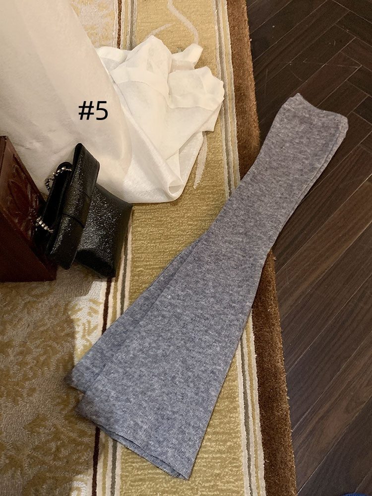 Y2K Knitted Overknee Leg Warmers