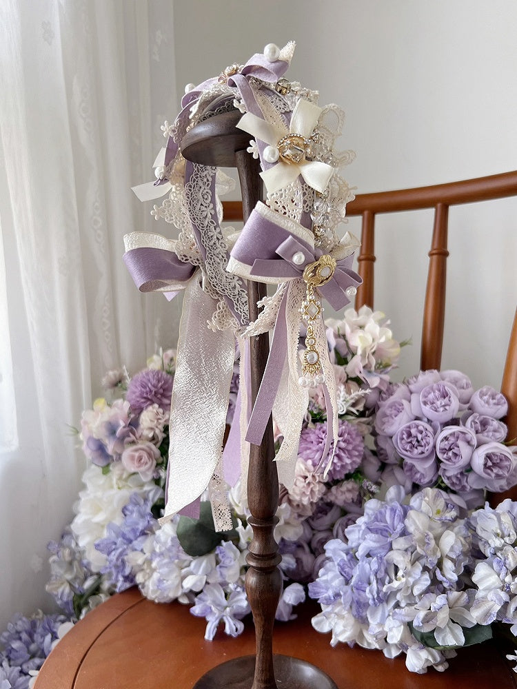 Blue Purple Red / KC Details Bowknot Pink