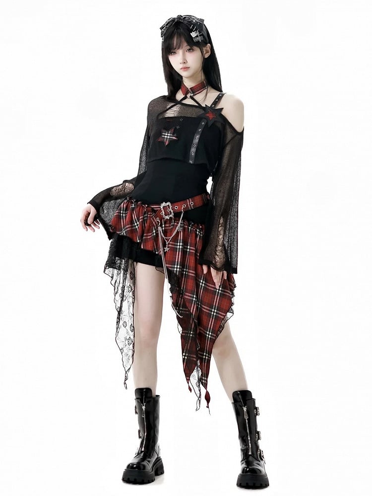 Details Black Star Stud Glamorous Shorts