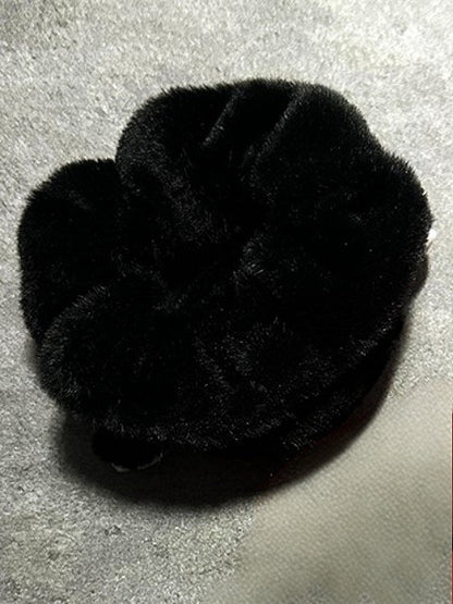 Scrunchie and Reaper Gothic White Grim Black