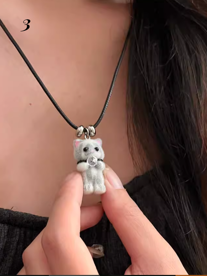 Y2K Cute Animal Drawstring Necklace