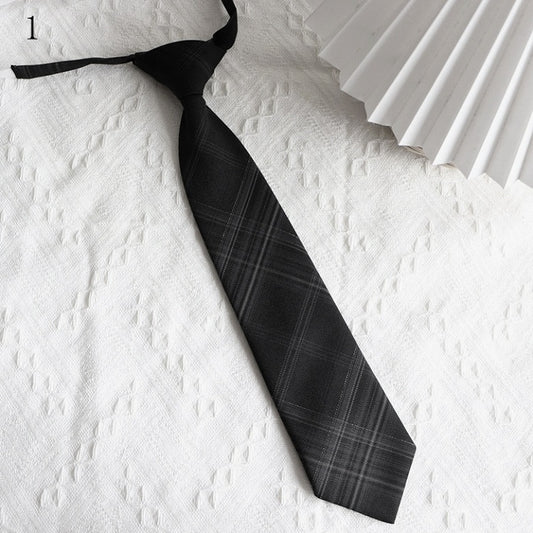 JK 4 Halsmusteroptionen Uniform Krawatte Plaid