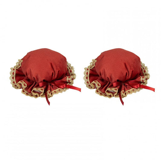 Red Han Lolita Hairclips