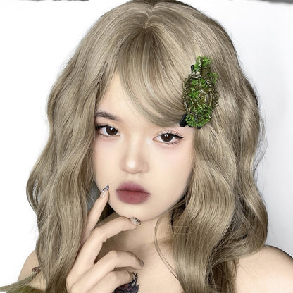 Butterfly Moss Kei Hairclip Green Bronze Mori