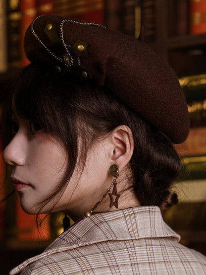 Chains Coffee Steampunk Beret