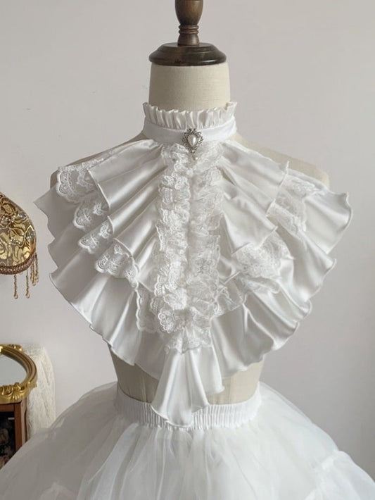 White / Black Jabot