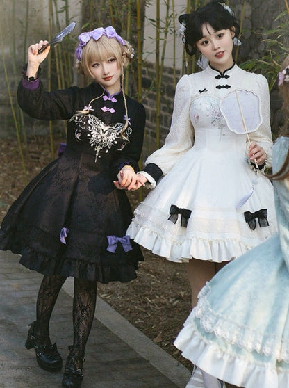 Girly Dress Bow Chinese Sweet