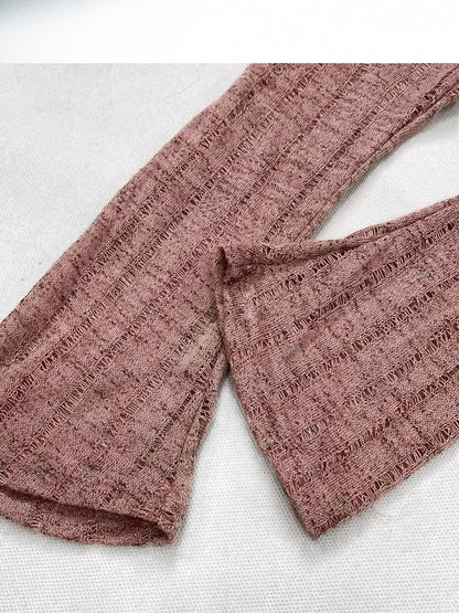+ Scarf Brown Letter Asymmetrical Top Pattern Print Millard Reddish Striped Fashion Hem
