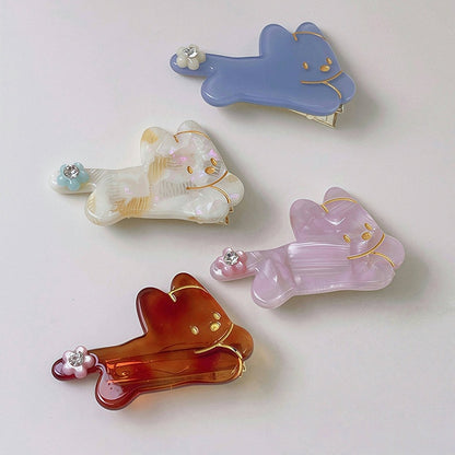 Color Puppy Decorated Rhinestone Options Hairclip 4