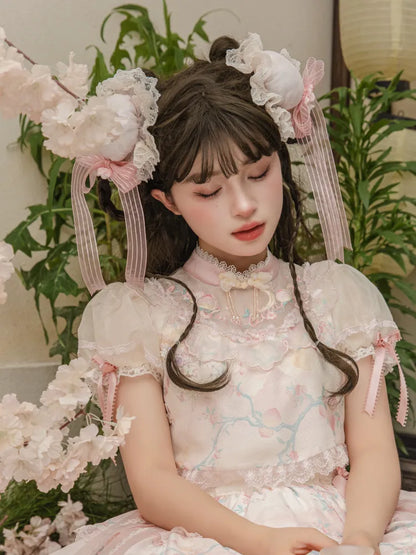 Barrette Lolita Han rose