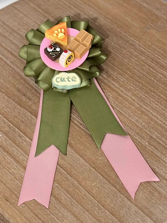and Badge PInk Green
