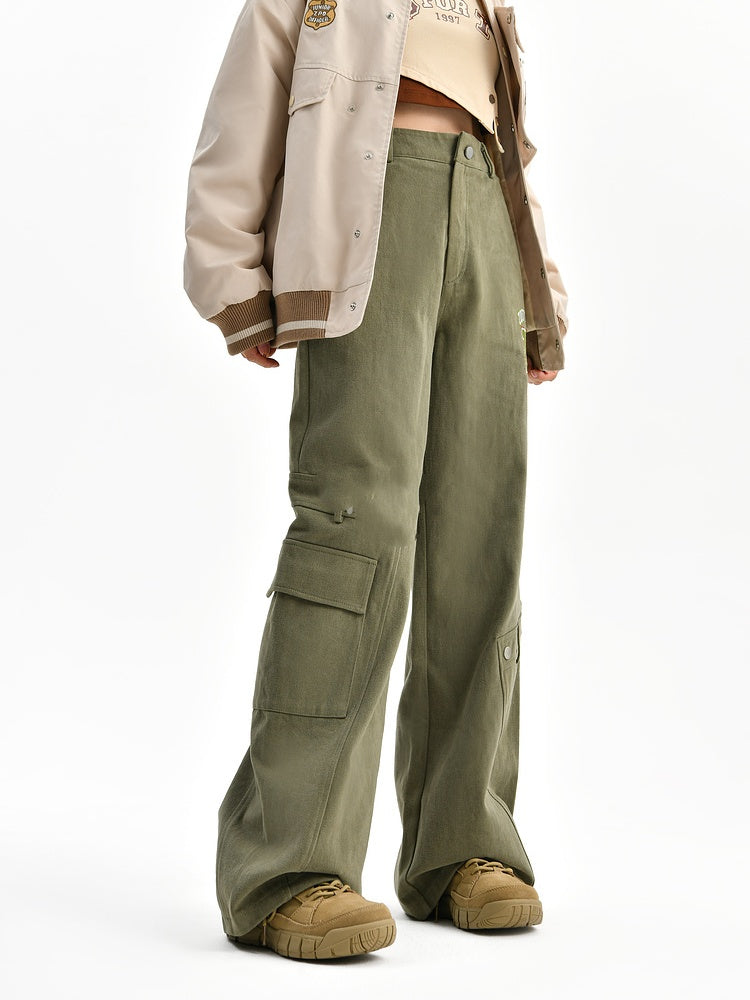 Zootopia Green Vintage Straight-Leg Cargo Pants