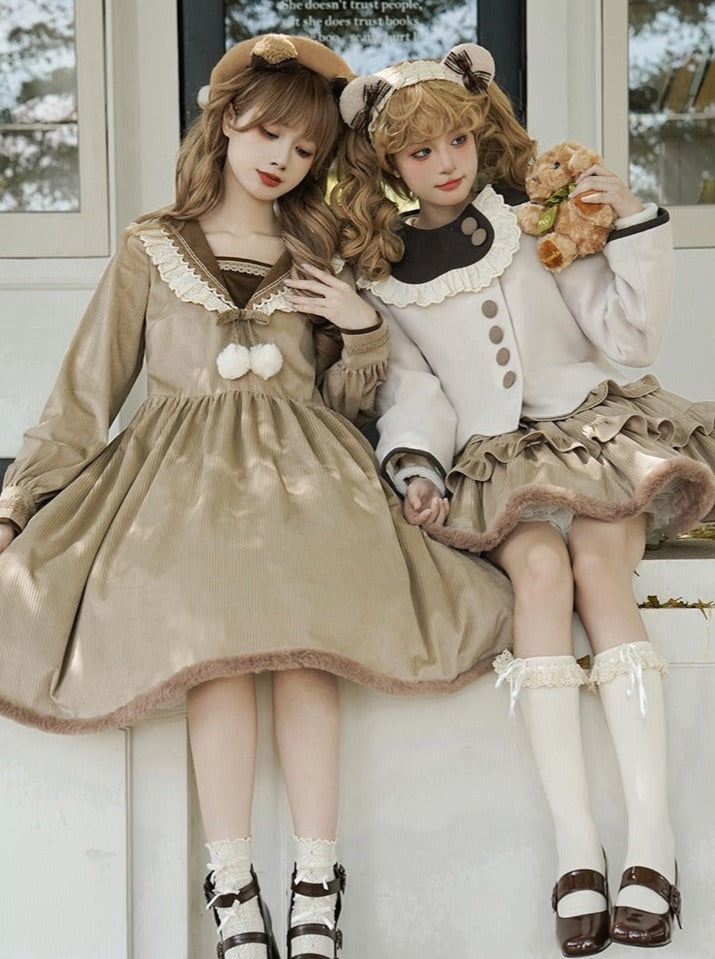 Coco Coat Dress Volume Girly Ruffle + Skirt Diary