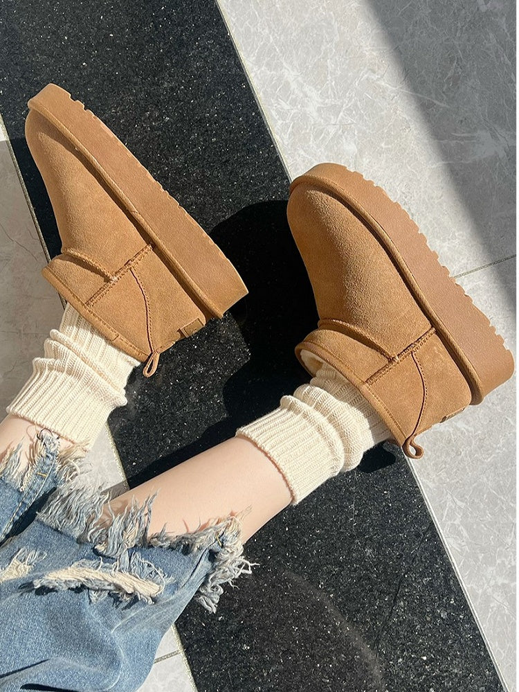 Thickened Socks Cotton Beige Winter