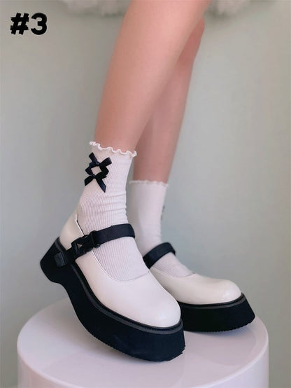 8 Options Lolita Ruffled Cuff Ankle Socks