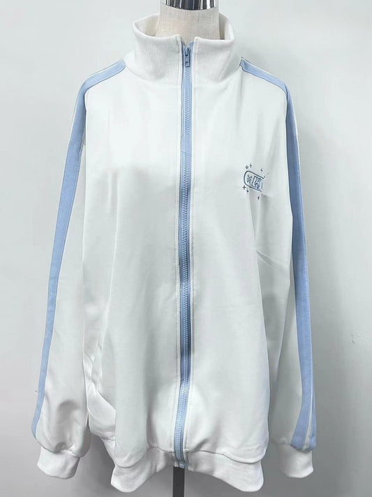 And Kaiwai Embroidery Tenshi Jacket Star WhiteBlue Bunny