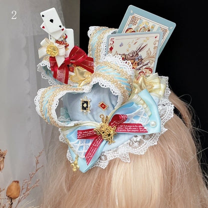 Alice in Wonderland Hat 6 Vibes Poker Options Crown Mini Decorated