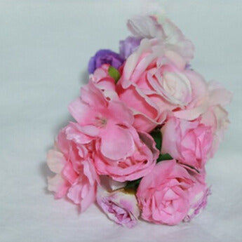 Decorated Crown PinkPurple Hairclip Design Floral