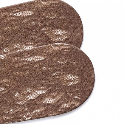 Black / White / Gray / Brown Cutout Fishnet Tights