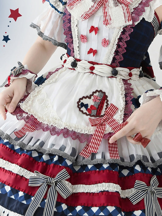 Belt Cream Lolita Waist Dessert Sweet Apron