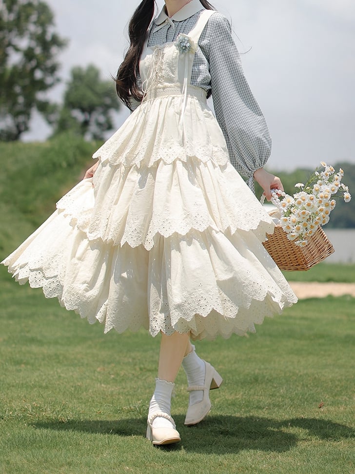 Detail Tie Bead White