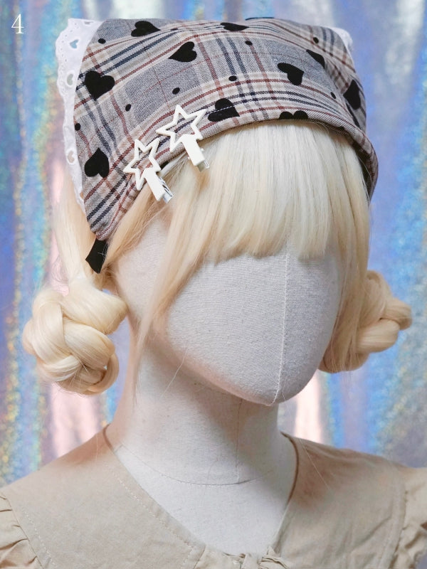 Triangular Options KC 7 Plaid Pattern Scarf