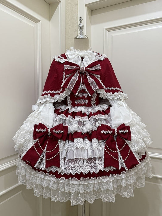 Cape / Schwarz Rot Rosa Blau