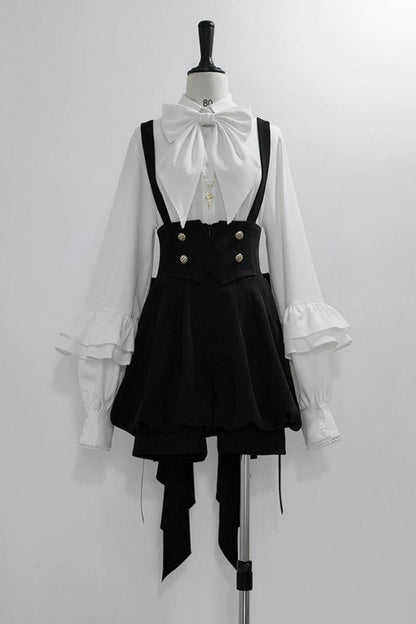 Cute + Retro Shorts Elegant Shirt Ribbon Prince Reservations Tail Dark