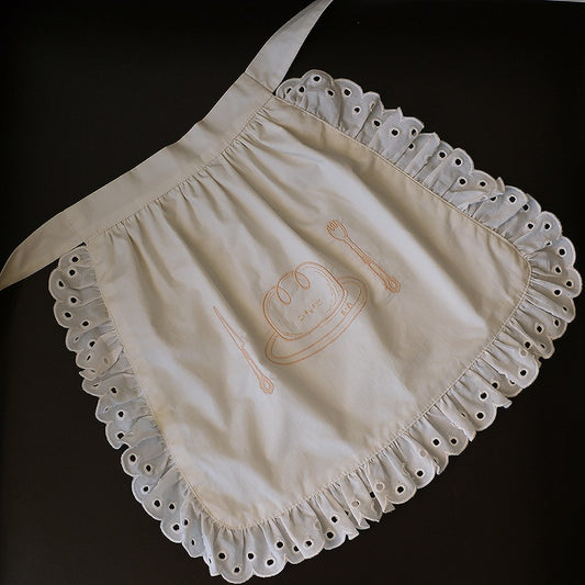 Brotschürze Beige Stickerei