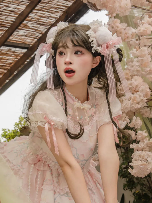 Barrette Lolita Han rose