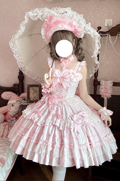 Bonnet Doll Headdress Dress + Antique Princess Pearl