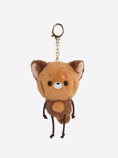 Brown Cute Red Panda Ant Plushie Key Chain