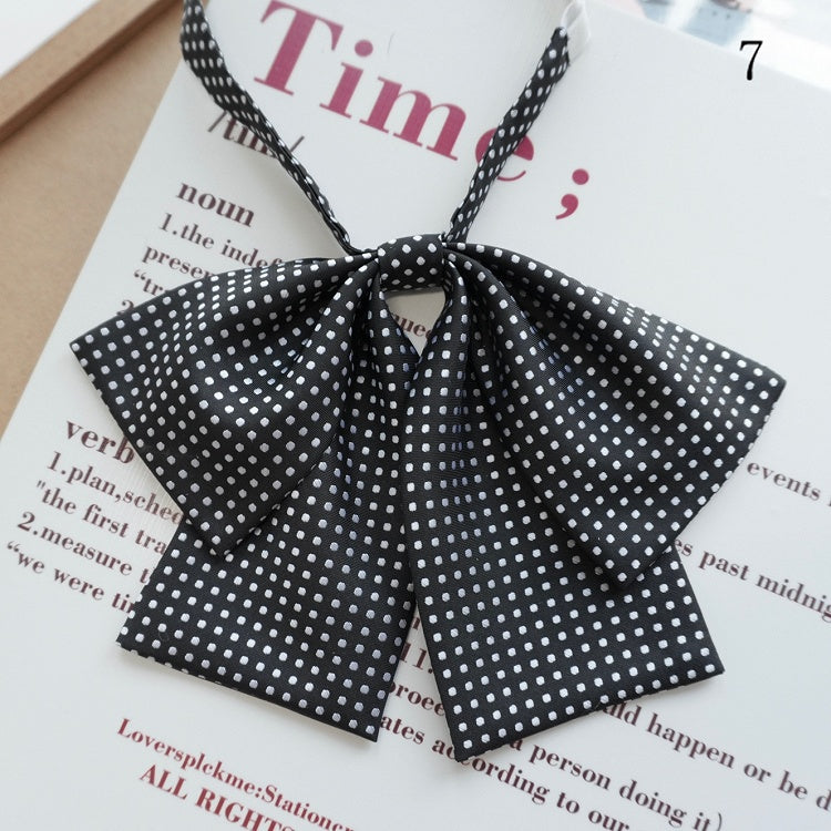 Tie 12 Polka-dot Bow Pattern Options