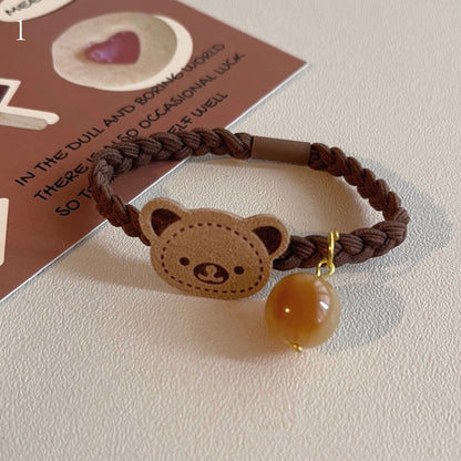 Bear Options Brown Hair Tie 8