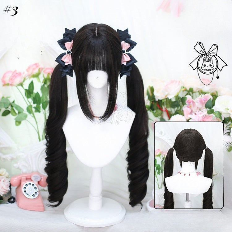Under Bust Length Wig with Bangs