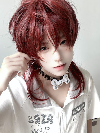 Red Ouji Style Wig