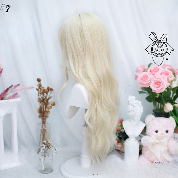 Under Bust Length Wig with Bangs