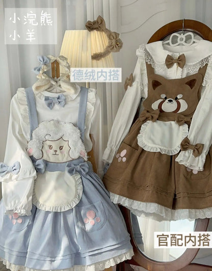 Kawaii Corudroy Suspender Dress