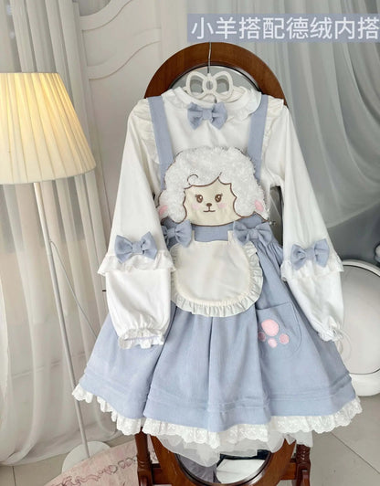 Kawaii Corudroy Suspender Dress