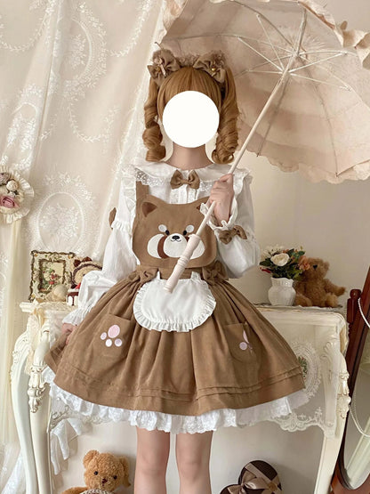 Kawaii Corudroy Suspender Dress