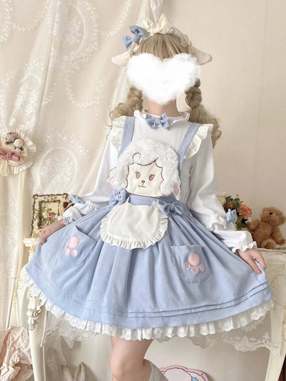 Kawaii Corudroy Suspender Dress