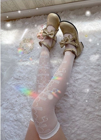 Lolita Bowknots Over Knee Stockings