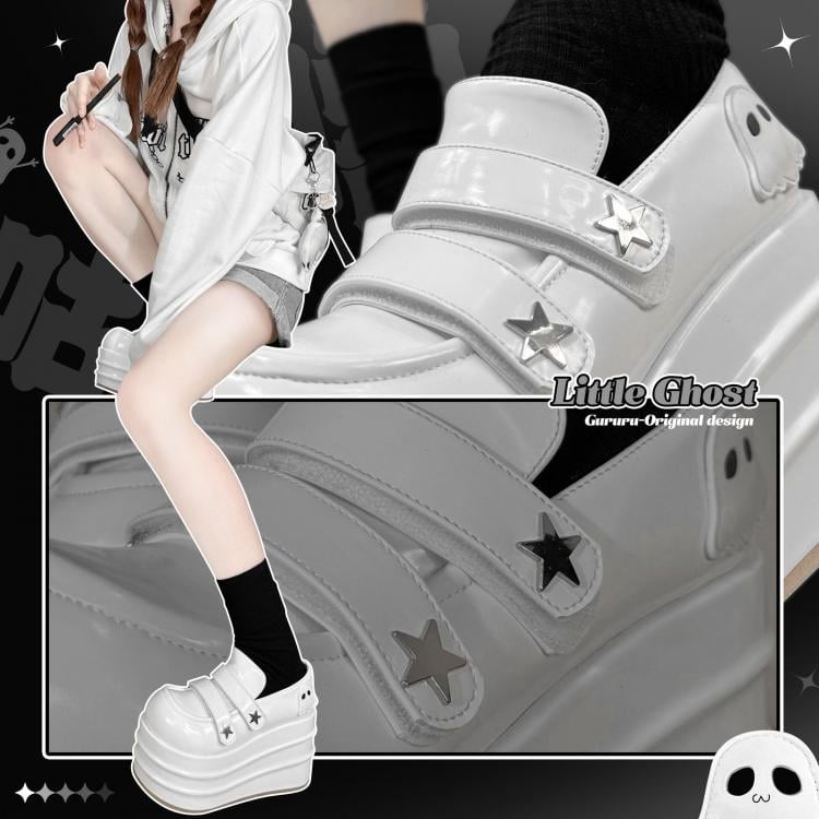 Little Ghost Design White Platforms